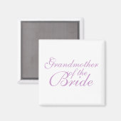 Großmutter der Braut Magnet (Vorderseite/Rückseite)