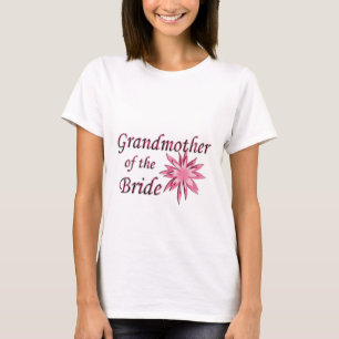 Großmutter der Braut Rosa T-Shirt