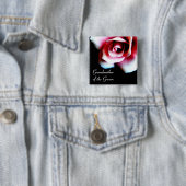Großmutter der Bräutigam-Rosa-Rose Identifikation. Button (Beispiel)