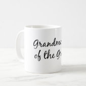 Großmutter der Bräutigam-Tasse Kaffeetasse (Vorderseite Links)