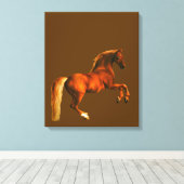 Großmutter der Godolphin Arabian Canvas Print Leinwanddruck (Insitu (Holzboden))