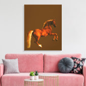 Großmutter der Godolphin Arabian Canvas Print Leinwanddruck (Insitu (Wohnzimmer))