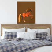 Großmutter der Godolphin Arabian Canvas Print Leinwanddruck (Insitu (Schlafzimmer))