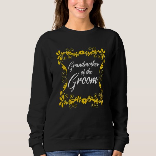 Großmutter der Groom Matching Bachelore Sweatshirt (Vorderseite)