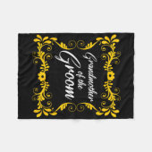 Großmutter der Groom Matching Bachelorette Par Fleecedecke (Vorderseite (Horizontal))
