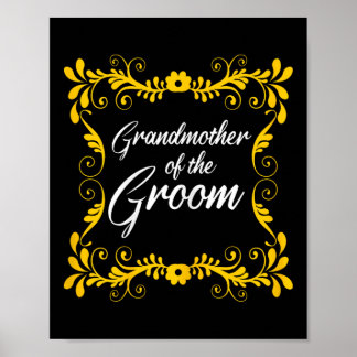 Großmutter der Groom Matching Bachelorette Par Poster