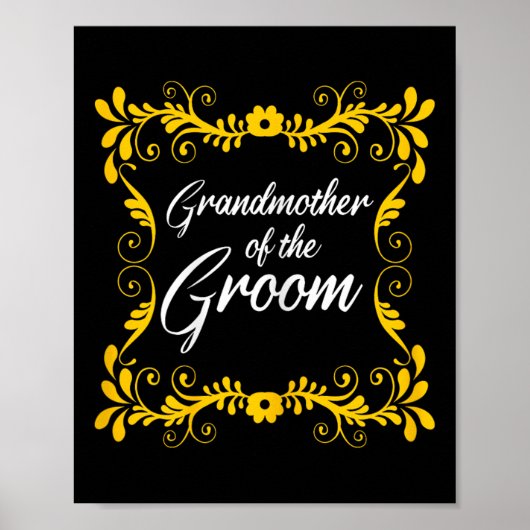 Großmutter der Groom Matching Bachelorette Par Poster (Vorne)