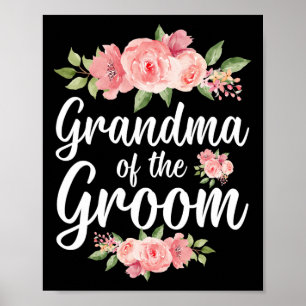 Großmutter der Groom-Oma-Blume Groom Poster