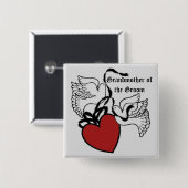 Großmutter der Herztotenknopf Button (Vorne & Hinten)