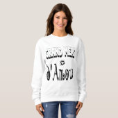 Großmutter der Liebe Oma Sweatshirt (Vorne ganz)