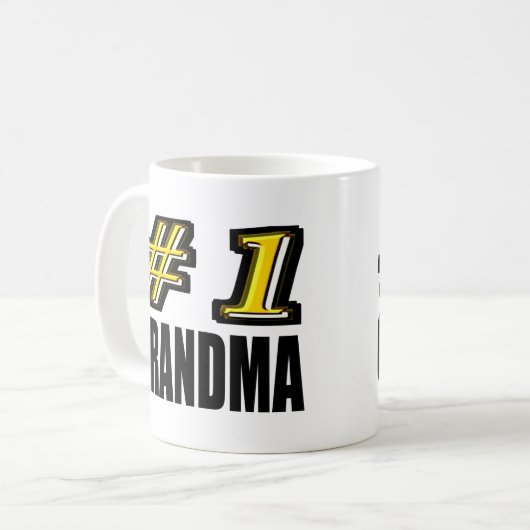 Großmutter der Nr.-eine Kaffeetasse (Vorderseite Links)