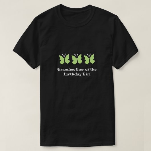 Großmutter der Schmetterlingsmarine T-Shirt (Design vorne)