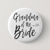 Großmutter der Skript-Art-kundenspezifischen Button (Vorderseite)