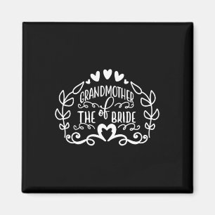 Großmutter der T-Shirts der Braut zum Hochzeitstag Magnet