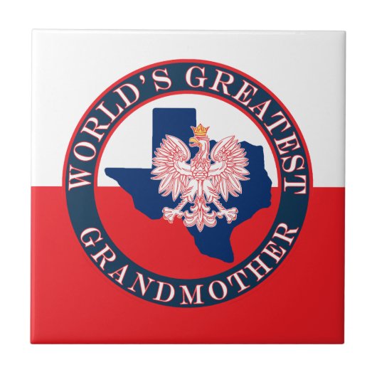 Großmutter der Welt Fliese (Vorderseite)