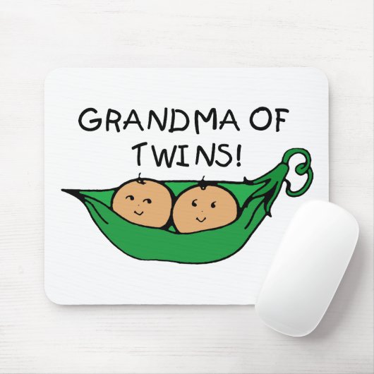 Großmutter der Zwillings-Hülse Mousepad (Mit Mouse)