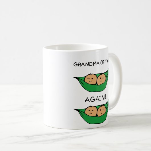 Großmutter der Zwillings-wieder Hülse Kaffeetasse (VorderseiteRechts)