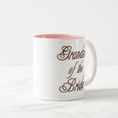 Großmutter des Braut-noblen Brauns Zweifarbige Tasse (VorderseiteRechts)