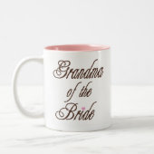 Großmutter des Braut-noblen Brauns Zweifarbige Tasse (Links)