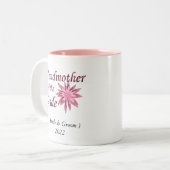Großmutter des Braut-Rosas Zweifarbige Tasse (Vorderseite Links)