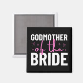 Großmutter des Brautparty Hochzeit Marria Magnet (Vorderseite/Rückseite)