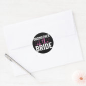 Großmutter des Brautparty Hochzeit Marria Runder Aufkleber (Umschlag)