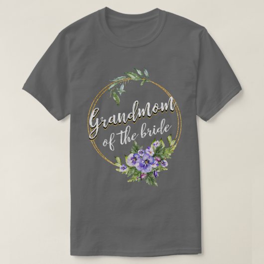 Großmutter des Brautparty Hochzeit T-Shirt (Design vorne)