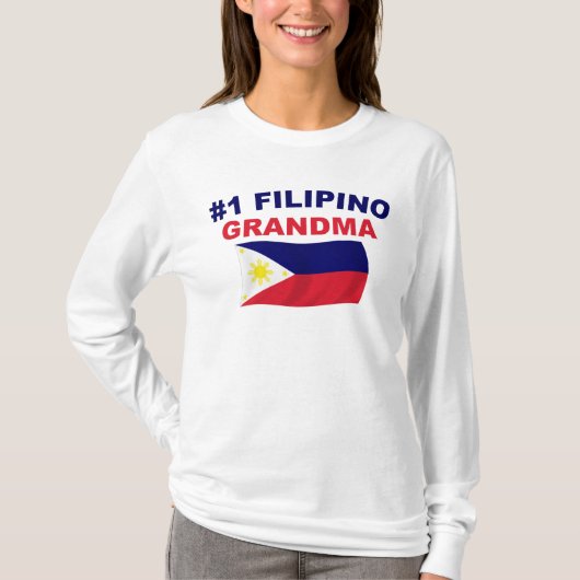 Großmutter des Filipino-#1 T-Shirt (Vorderseite)