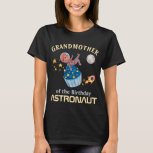 Großmutter des Geburtstags-Astronauten-Familienspi T-Shirt