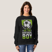 Großmutter des Geburtstags-Fußballmannschaft Sweatshirt (Vorne ganz)