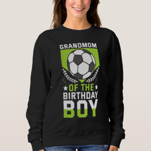 Großmutter des Geburtstags-Jungen-Fußballspielers Sweatshirt