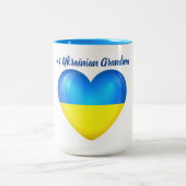 Großmutter des Ukrainer-#1 Zweifarbige Tasse (Mittel)