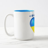 Großmutter des Ukrainer-#1 Zweifarbige Tasse (Links)