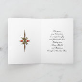 Großmutter, Dove of Peace Weihnachtskarte Feiertagskarte (Innenseite)