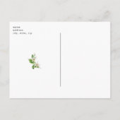 Großmutter-Dusche Margarita-Dusche Einladungspostkarte (Rückseite)