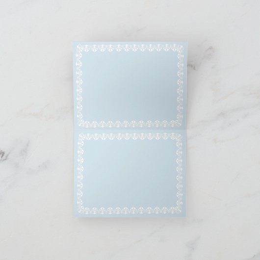 Großmutter-Duschen-Geschenk danken Ihnen zu Dankeskarte (Innenseite)