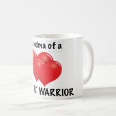 Großmutter eines Herz-Kriegers - Tasse (VorderseiteRechts)