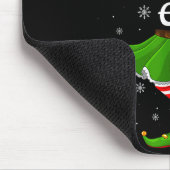 Großmutter Elf Weihnachtsfamilie Mädchen Elf Mousepad (Ecke)