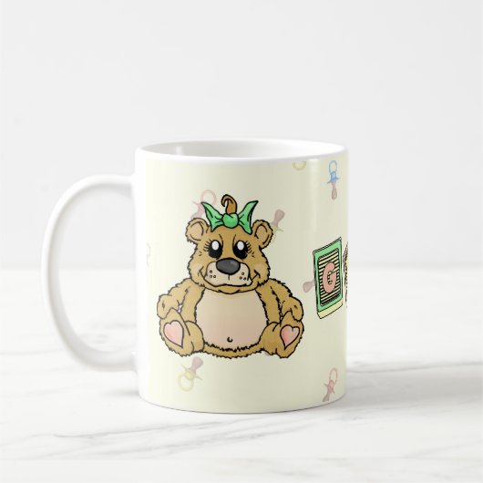Großmutter ~ Emma-Bär Kaffeetasse (Links)