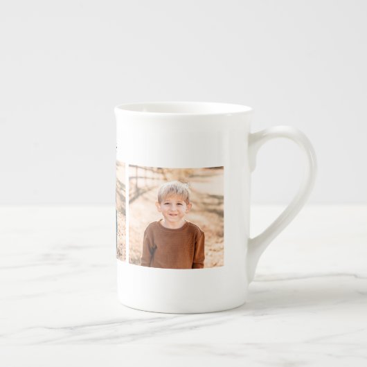 Großmutter-Engel-Multifoto-Collage Porzellantasse (Rechts)