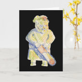 Großmutter erhalten wohle Karte (Gelbe Blume)