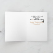 Großmutter, Erntedank Türkei, religiös Feiertagskarte (Innenseite)