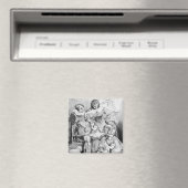 Großmutter erzählt ihr eine Geschichte Magnet (In Situ (Geschirrspüler))