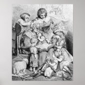 Großmutter erzählt ihr eine Geschichte Poster (Vorne)