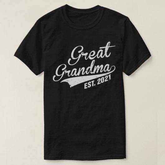 Großmutter Est 2021 Erstmaliges Großmutter H T-Shirt (Design vorne)