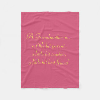 Großmutter Fleecedecke