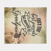 Großmutter Fleecedecke (Vorderseite (Horizontal))