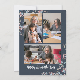 Großmutter-Foto-Collage Holiday Card Feiertagskarte