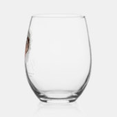 Großmutter Foto Glam-ma Weinglas Ohne Stiel (Links)