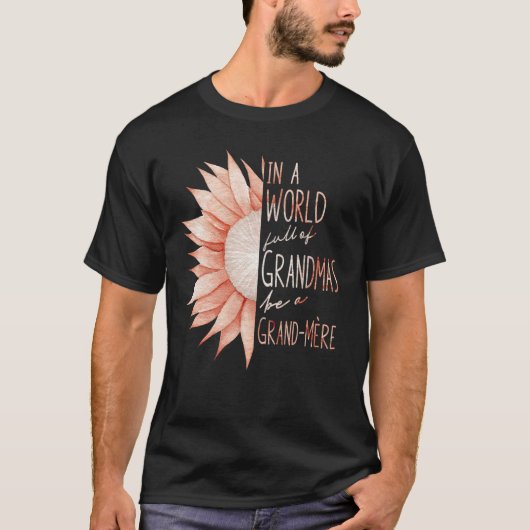 Großmutter-Französisch sprechen - Großmutter T-Shirt (Vorderseite)